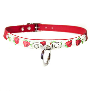 Design Your Own Petite Pattern Leather Bondage Collar Collar Restrained Grace