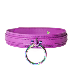 Design Your Own Deluxe Leather Bondage Collar Collar Restrained Grace