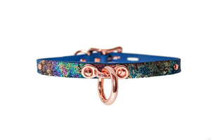 Design Your Own Petite Pattern Leather Bondage Collar Collar Restrained Grace