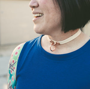 Design Your Own Petite BDSM Collar Collar Restrained Grace