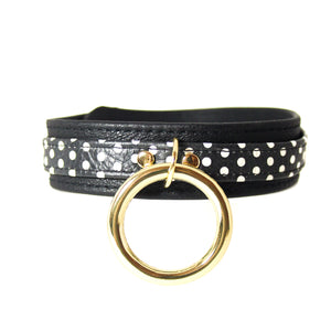 Design Your Own Deluxe Leather Bondage Collar Collar Restrained Grace