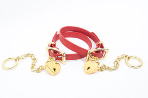 Design Your Own Bondage Heel Locks Cuffs Restrained Grace