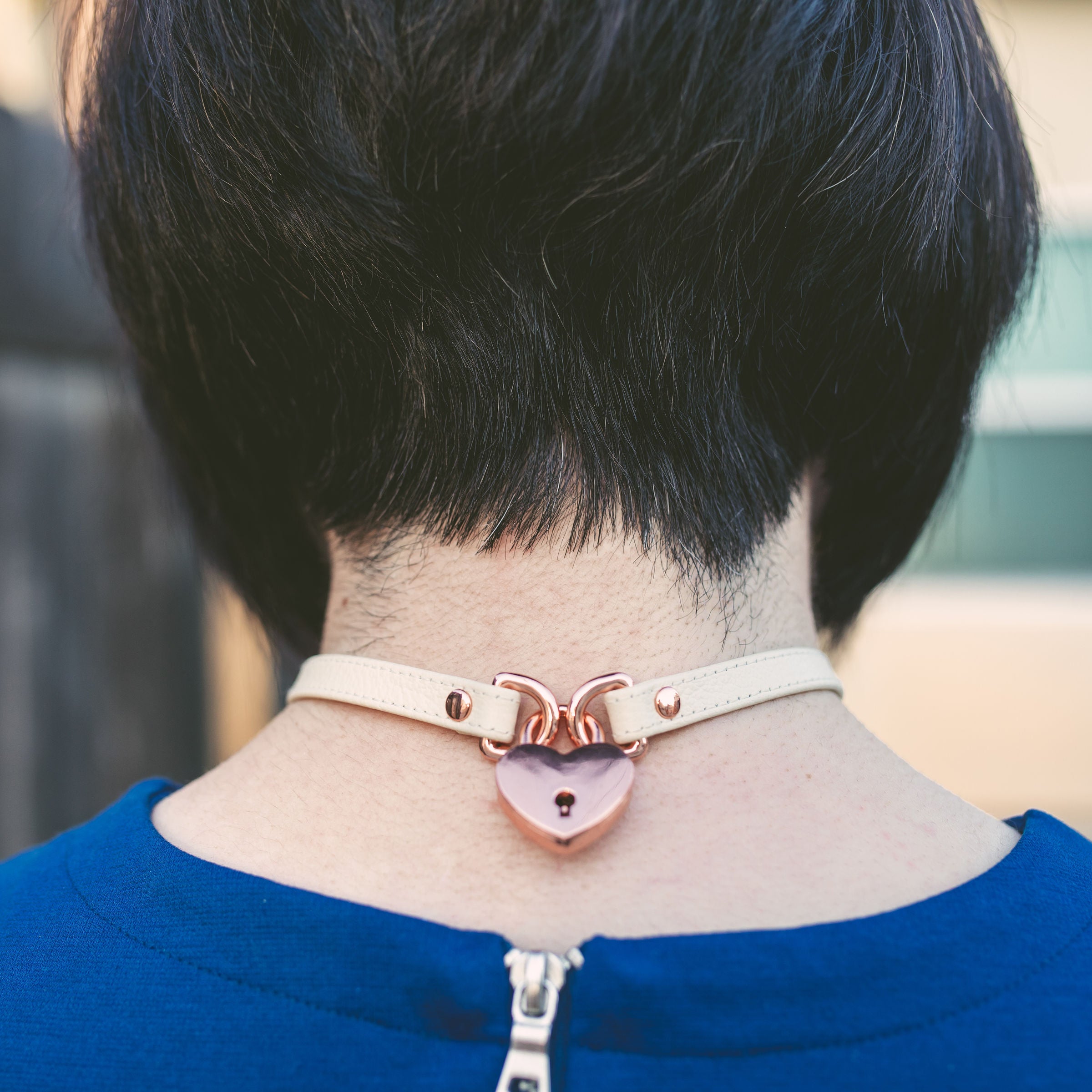 Custom Locking Mini Collar - Submissive Necklace