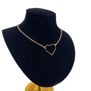 Heart Ring of O Day Collar - Discreet BDSM Collar Day Collar Restrained Grace