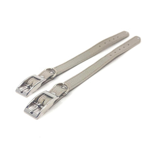 Dove Gray Vegan Petite Bondage Cuffs - 5-7" - Limited Edition Cuffs Restrained Grace