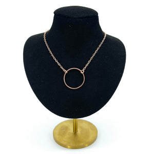 Ring of O Day Collar - Ultra Discreet BDSM Collar Day Collar Restrained Grace 14K Rose Gold Filled