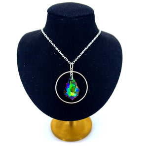 The Endora Crystal Day Collar - Sterling Silver Day Collar Restrained Grace