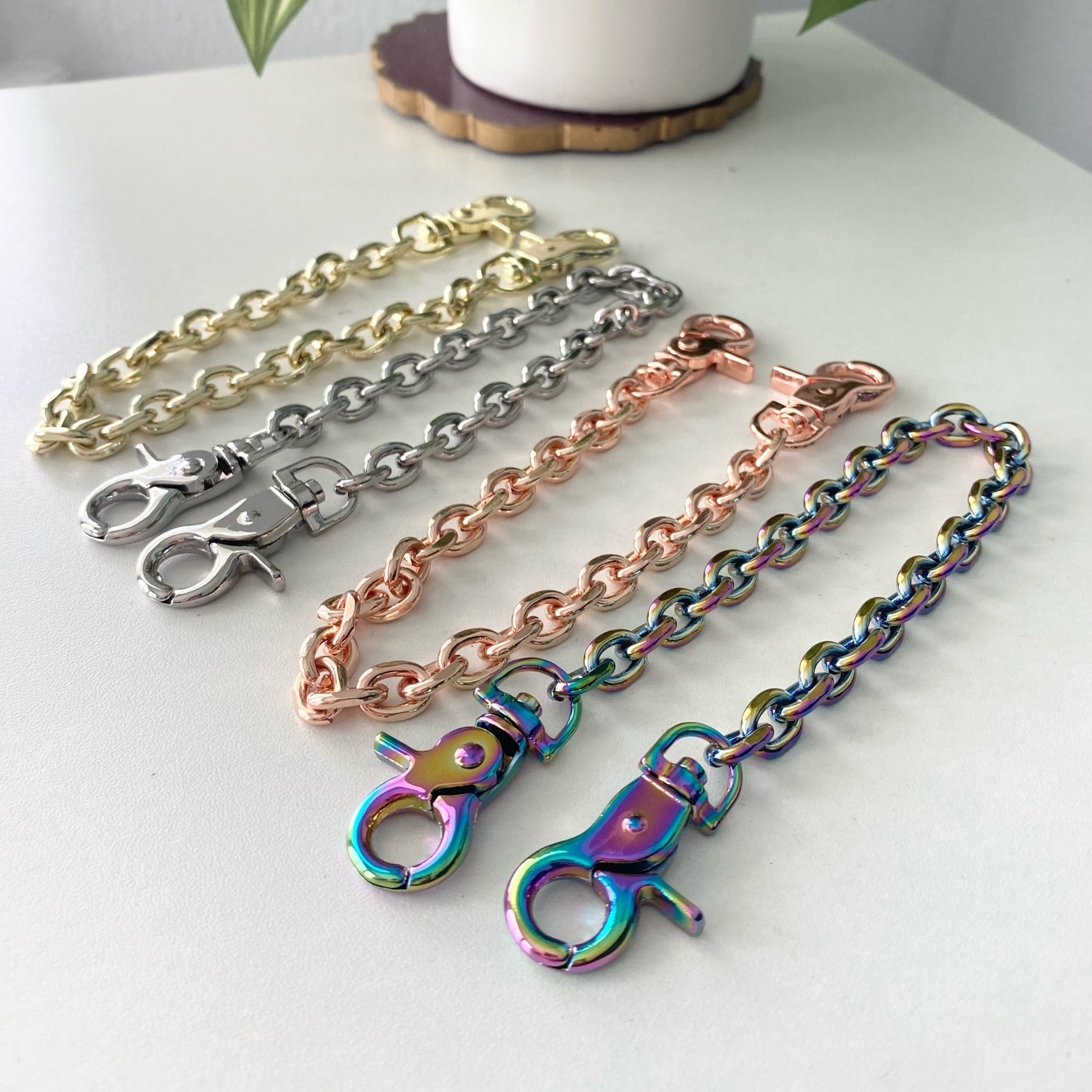 12" Bondage Chain Snap Hook Restrained Grace