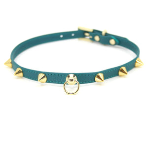 Design Your Own Spiked Mini BDSM Collar Collar Restrained Grace