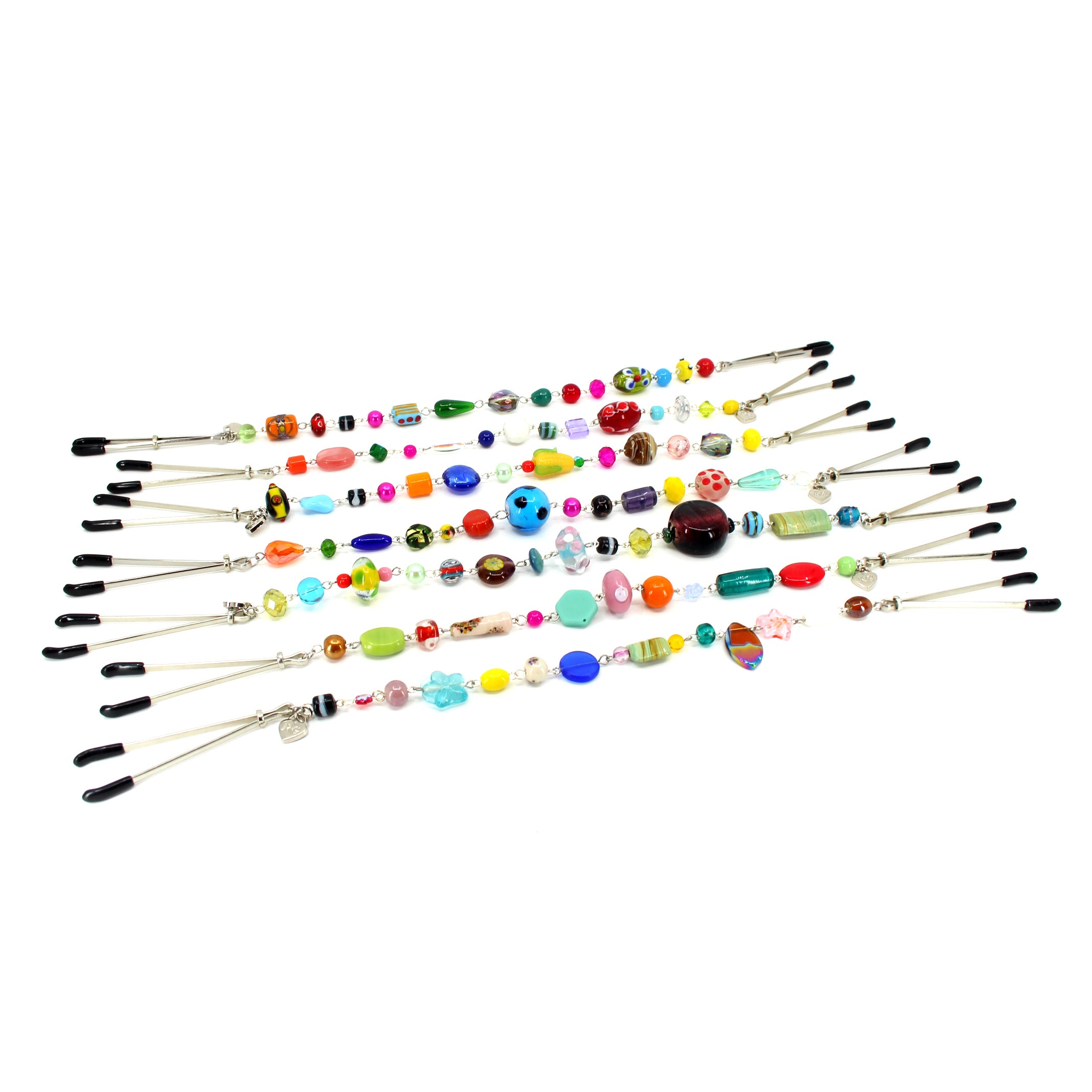 Whimsigothic Beaded Nipple Clamps Nipple Clamps Restrained Grace