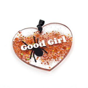 Halloween Praise Kink Collar Tag - Good Girl, Good Enby, or Good Boy Collar Tag Restrained Grace