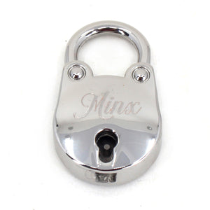 The Round Lock - BDSM Padlock Lock Restrained Grace Silver