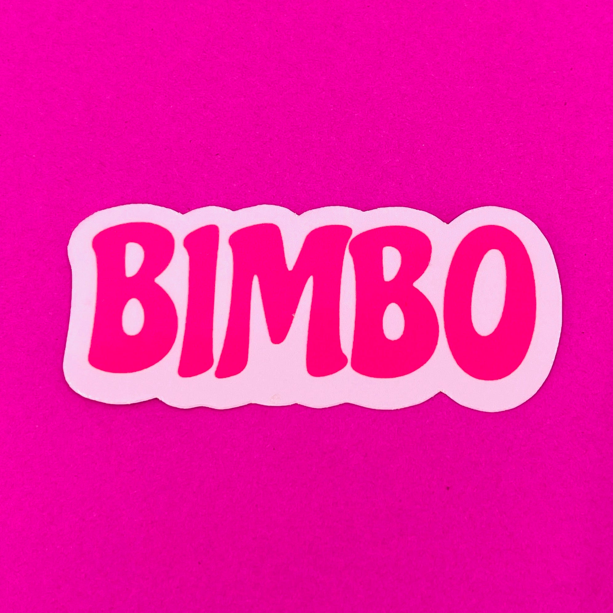 Bimbo Pink - Vinyl Sticker Sticker Restrained Grace