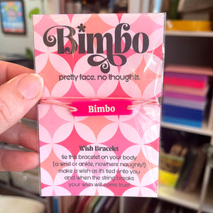 Bimbo Wish Bracelet Bracelet Restrained Grace