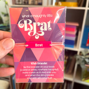 BDSM Brat Wish Bracelet Bracelet Restrained Grace Pink