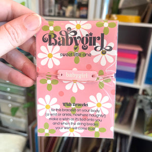 Babygirl Wish Bracelet Bracelet Restrained Grace