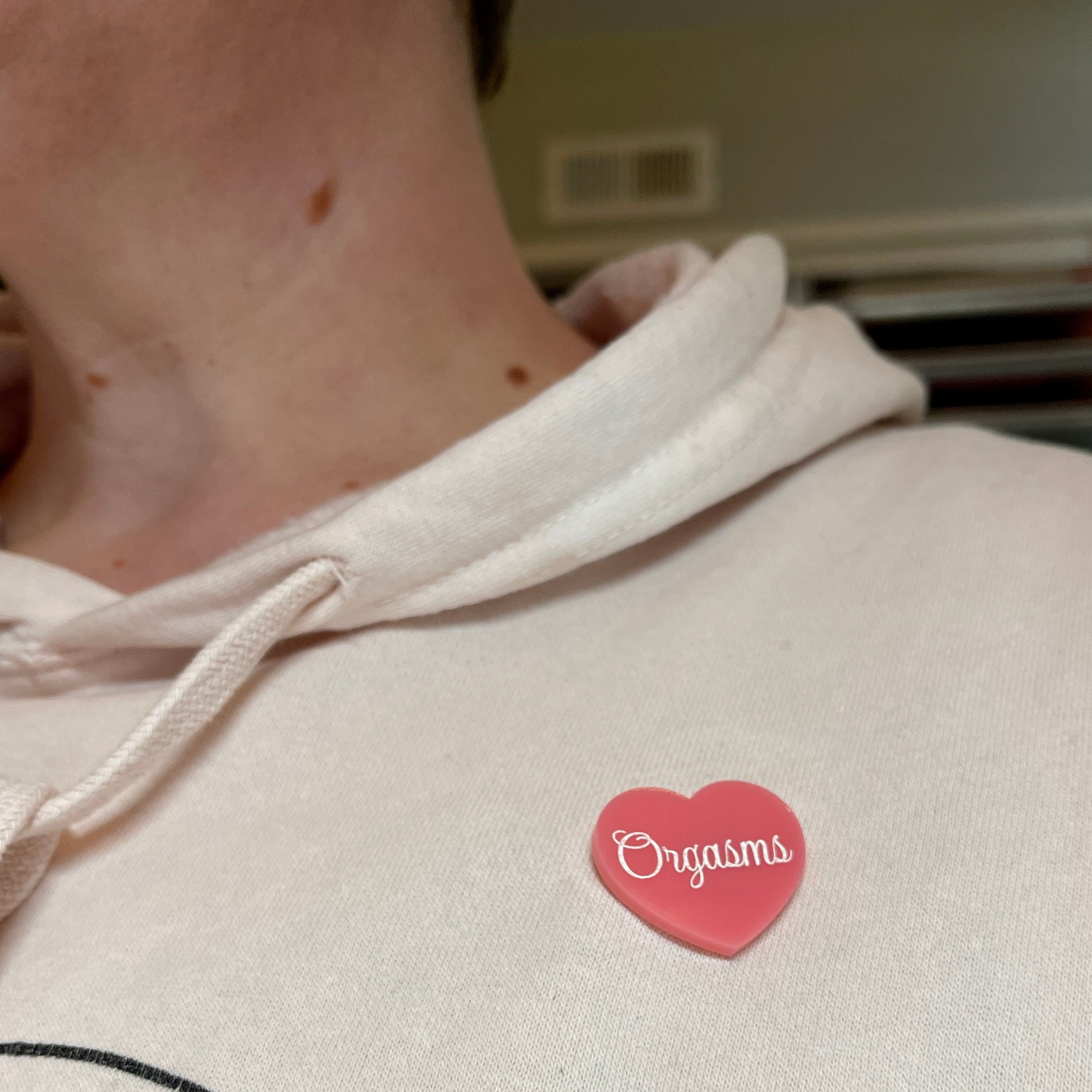 Fetish Heart Pins Pin Restrained Grace