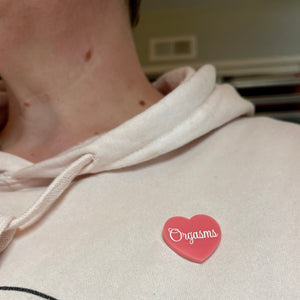 Fetish Heart Pins Pin Restrained Grace