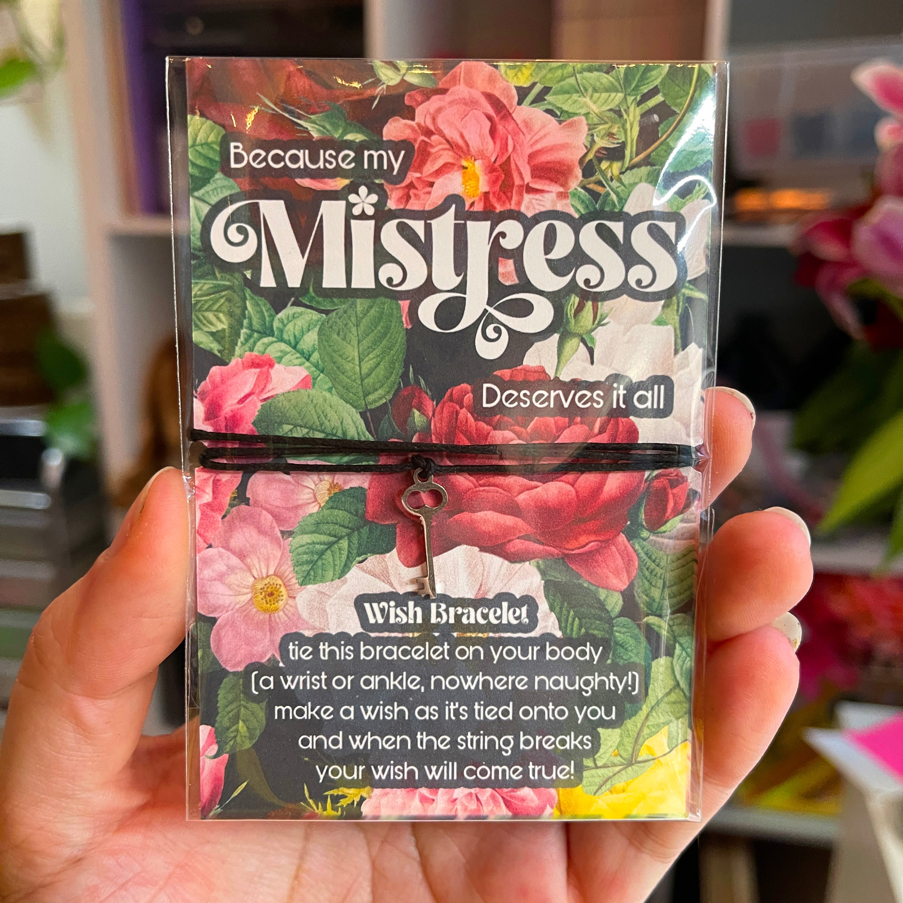 Because My Mistress Deserves it All - Key Wish Bracelet Bracelet Restrained Grace