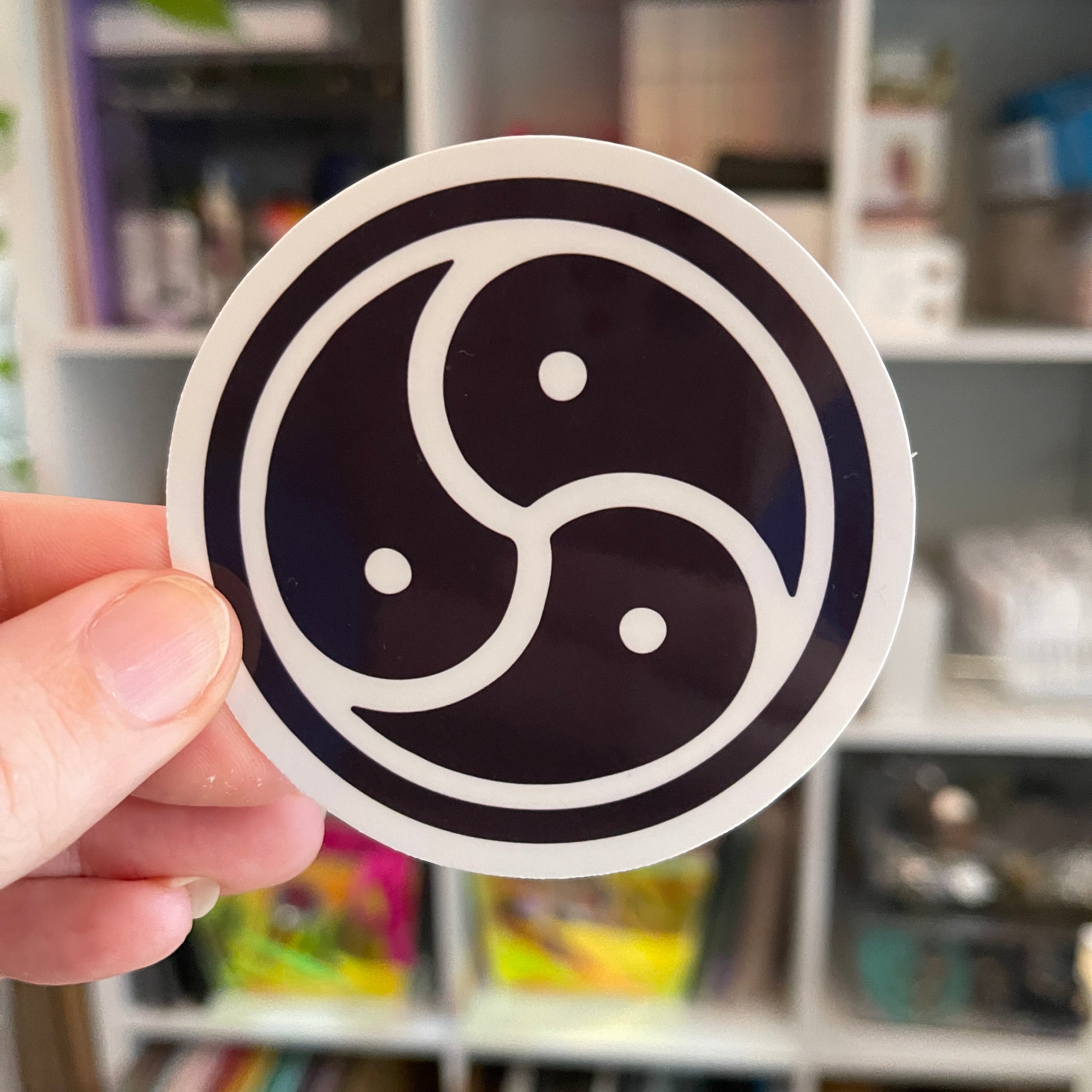 BDSM Emblem - Vinyl Sticker Sticker Restrained Grace