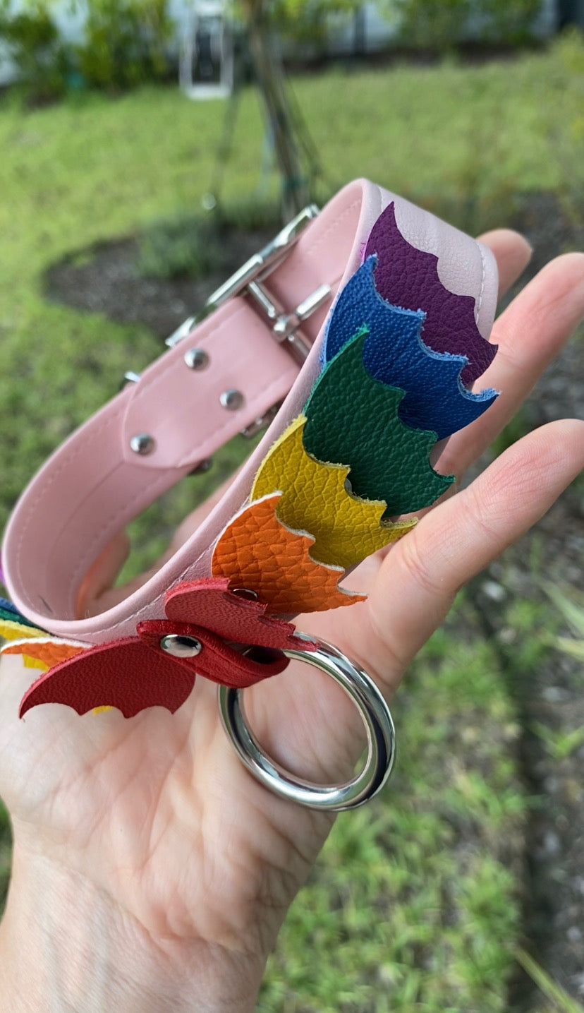 Design Your Own Frickin' Gay Bats Bondage Collar Collar Restrained Grace