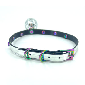 Disco Ball Mini Collar Collar Restrained Grace
