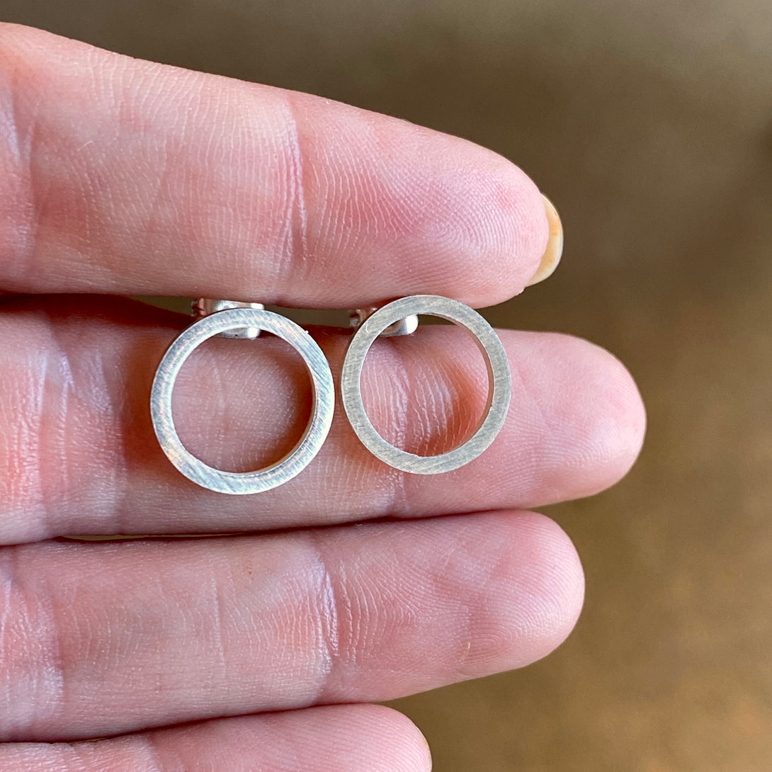 Large Ring of O Stud Earrings Earrings Restrained Grace   
