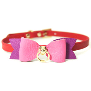 Design Your Own Bow Mini Collar - BDSM Day Collar Collar Restrained Grace
