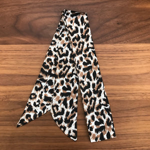 Leopard Cleave Gag Bondage Scarf Gag Restrained Grace