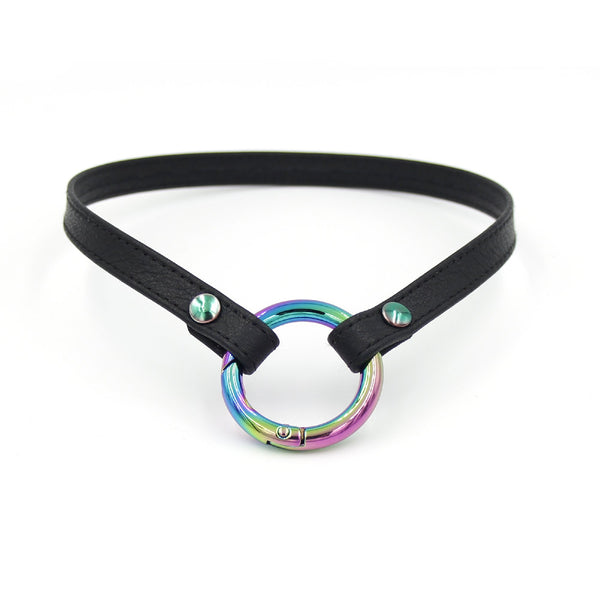 Design Your Own Sleek Ring of O Collar Collar Restrained Grace   