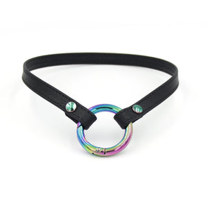 Design Your Own Sleek Ring of O Collar Collar Restrained Grace