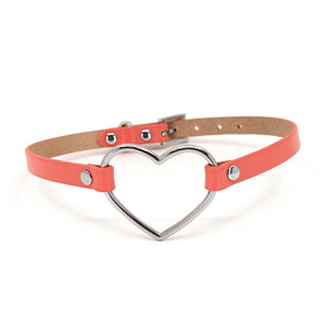 Design Your Own Heart Ring Mini BDSM Collar Collar Restrained Grace