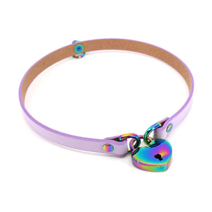 Custom Locking Mini Collar - Submissive Necklace Collar Restrained Grace