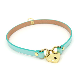 Custom Locking Mini Collar - Submissive Necklace Collar Restrained Grace