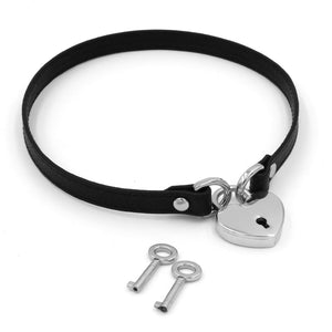 Custom Locking Mini Collar - Submissive Necklace Collar Restrained Grace