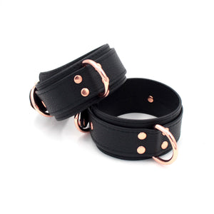 Design Your Own Bold Leather Bondage Cuffs Cuffs Restrained Grace