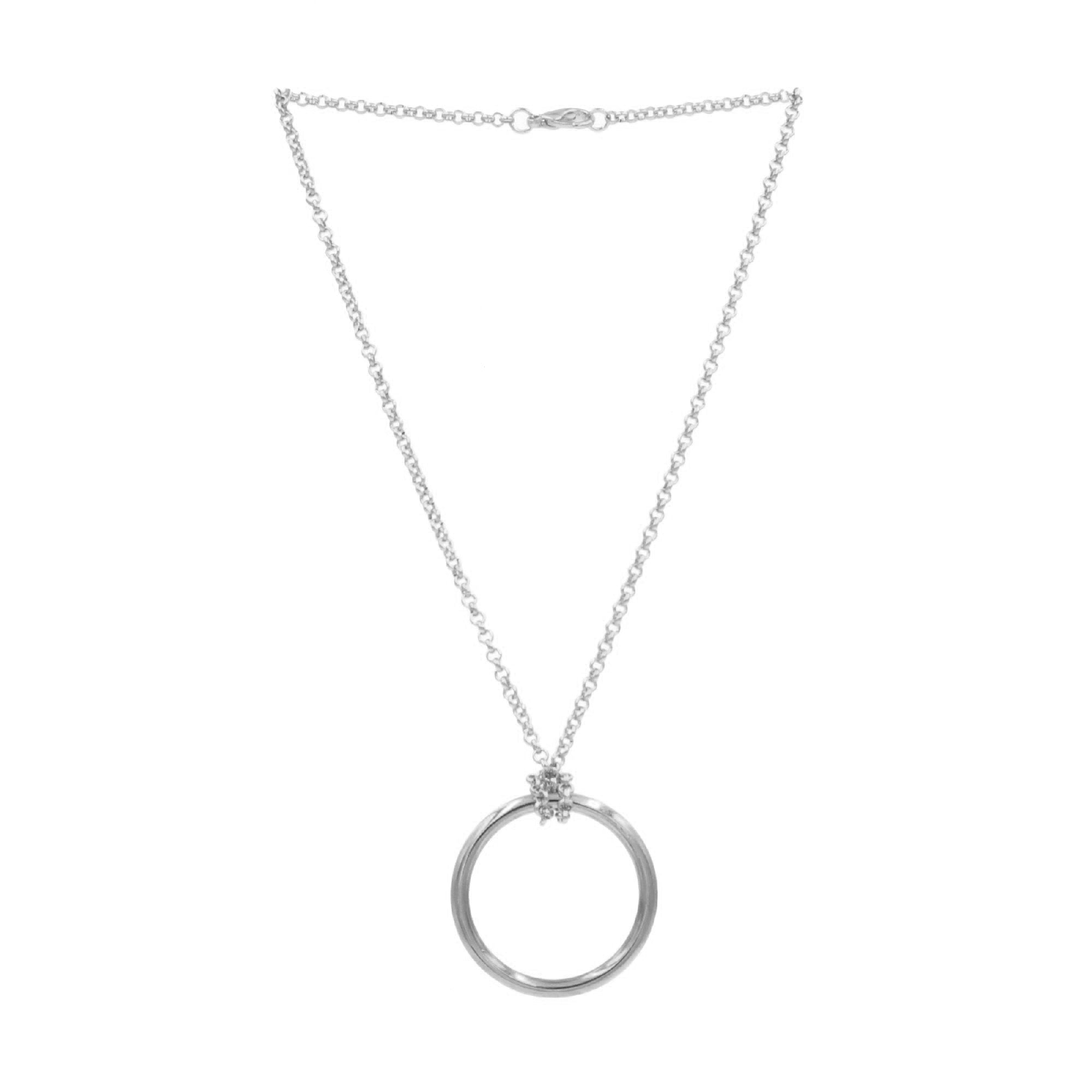 Layering Ring of O Day Collar Day Collar Restrained Grace Silver