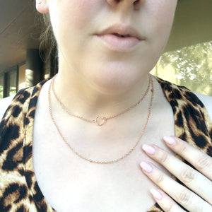 Ultra Discreet Double Layer Ring of O Day Collar - BDSM Day Collar Day Collar Restrained Grace