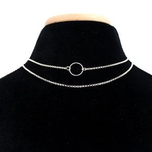 Ultra Discreet Double Layer Ring of O Day Collar - BDSM Day Collar Day Collar Restrained Grace