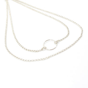 Ultra Discreet Double Layer Ring of O Day Collar - BDSM Day Collar Day Collar Restrained Grace