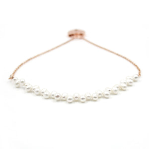 Freshwater Pearl Strand Day Collar - Discreet BDSM Day Collar Day Collar Restrained Grace