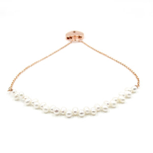 Freshwater Pearl Strand Day Collar - Discreet BDSM Day Collar Day Collar Restrained Grace