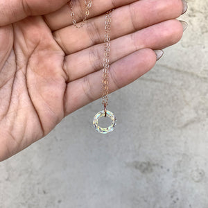 The Crystal Ring of O Day Collar - Sterling Silver Day Collar Restrained Grace