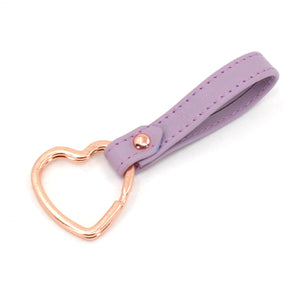 Design Your Own Leather Heart Keychain Keychain Restrained Grace