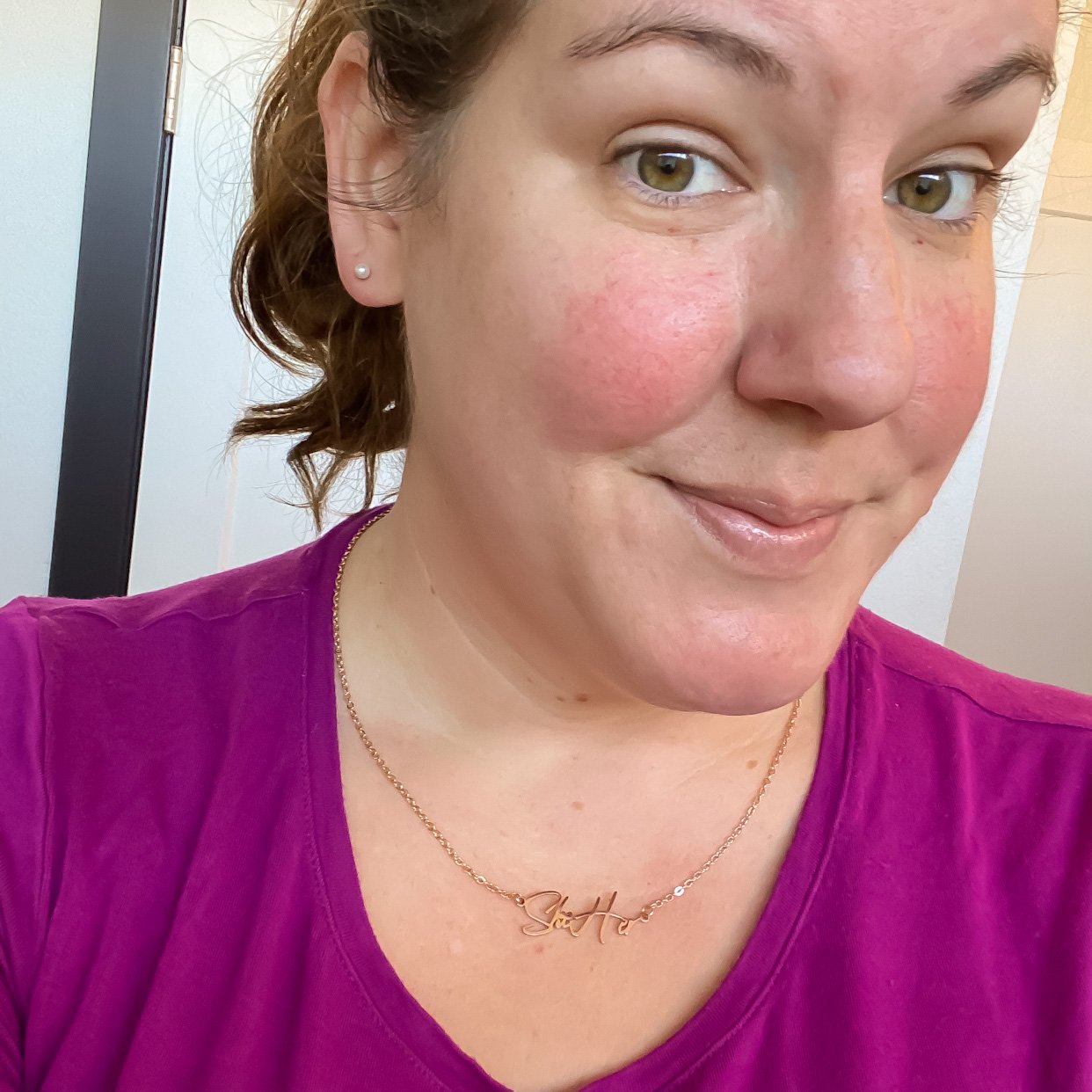 The Modern Pronoun Necklace in Stainless Steel Necklace Restrained Grace