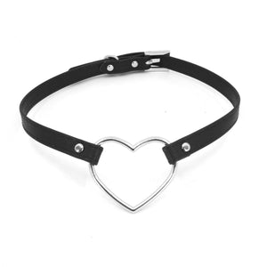 Design Your Own Heart Ring Mini BDSM Collar Collar Restrained Grace