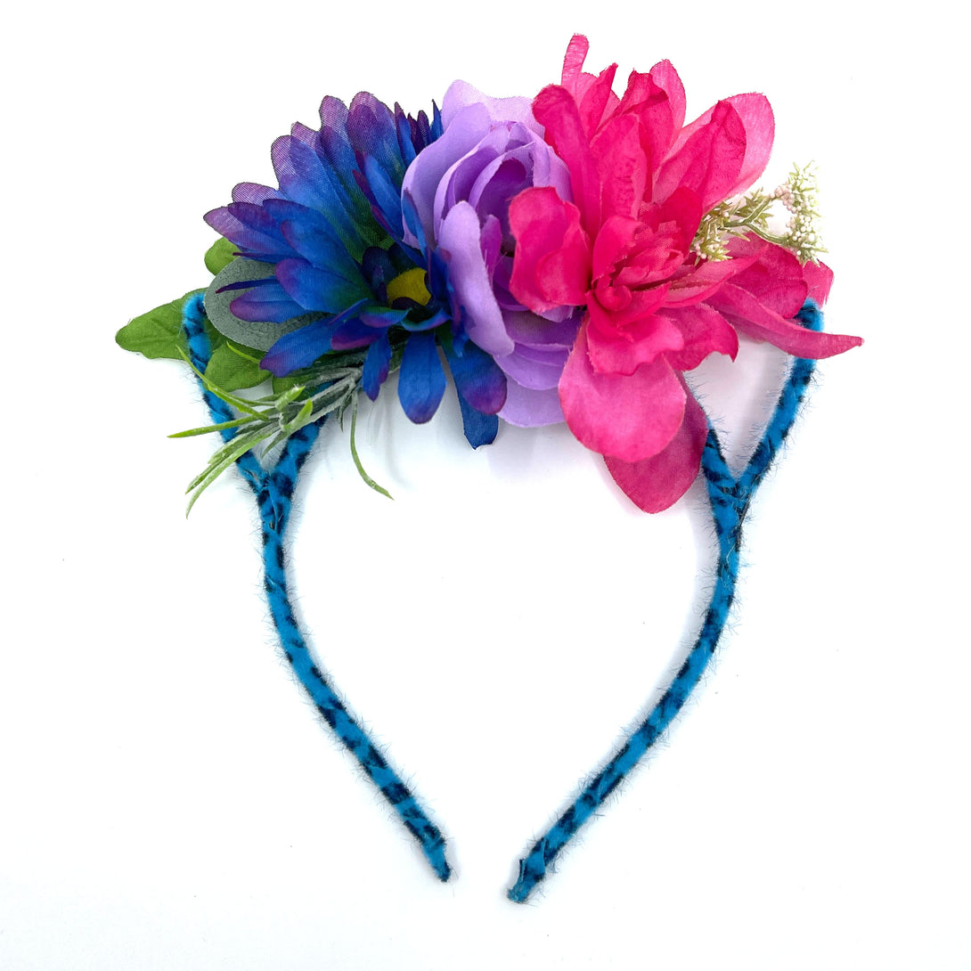 Floral Cat Ears Headband - Bisexual #3 Tiara Restrained Grace   