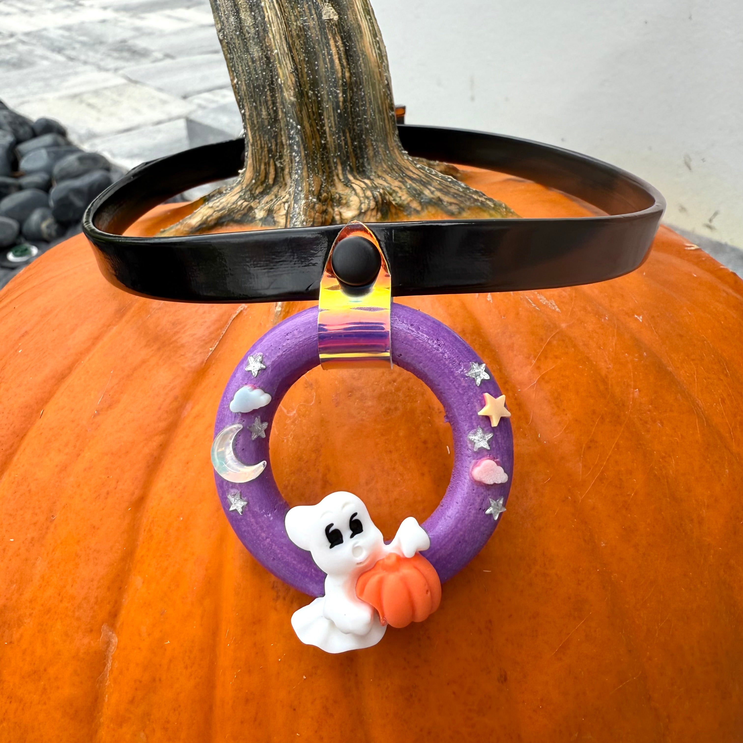 Halloween Night Collar - Ready to Ship - 15”-17”