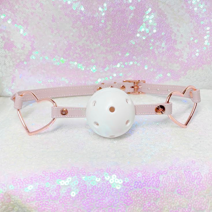 Blush Pink Ball Gag - Limited Edition Gag Restrained Grace   