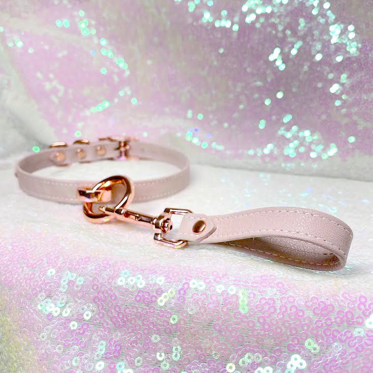Blush Pink and Rose Gold Petite Collar - Limited Edition Collar Restrained Grace   